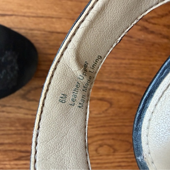 Via Spiga Black Women's Cross-Strap Wedge Sandals size 6 - Picture 5 of 5